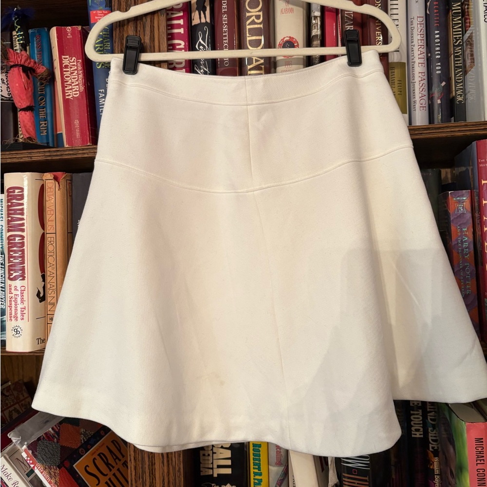 Banana Republic Winter White Aline Skirt size 6